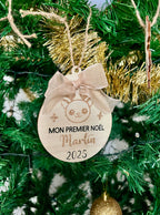 Boule de Noël en bois