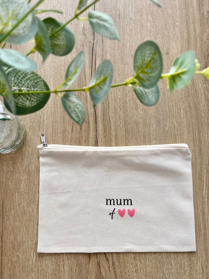 Trousse "Mum of ♥♥"
