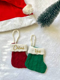 Mini chaussettes de Noël