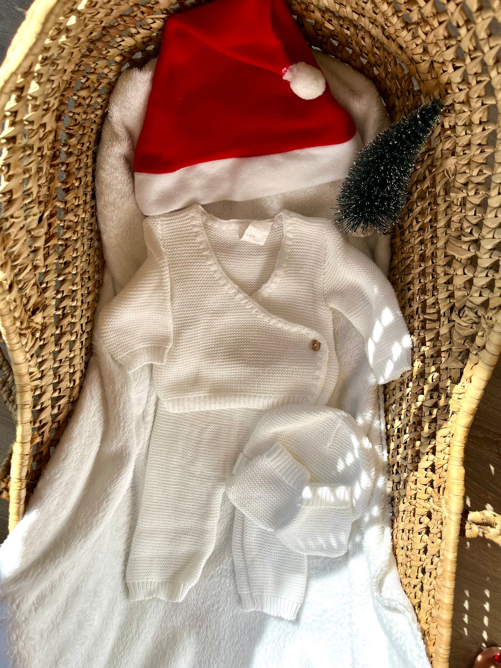 Tenue de Noël - Maille cache coeur