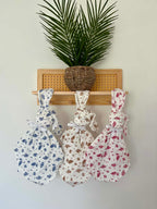 Doudou lapin feuilles