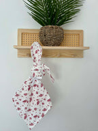 Doudou lapin feuilles